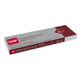 package of Grand Canyon roof shingles