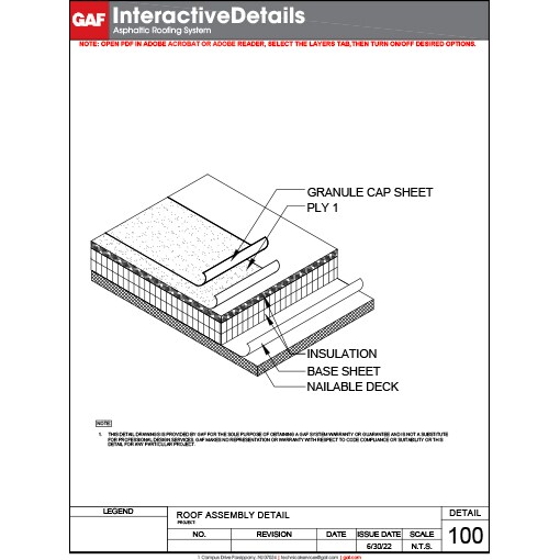 100 asphalt assembly sample