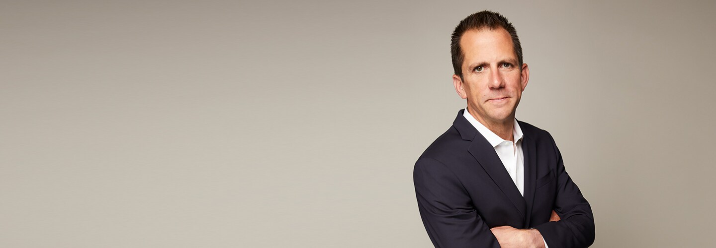 Headshot of Andy Hilton, Chief Communications and Corporate Social Responsibility Officer of GAF.