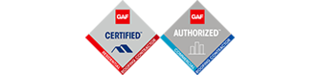 GAF Certified and Authorized roofing contractor diamond badges